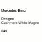 Preview: Mercedes-Benz, Designo Cashmere White Magno, 049.